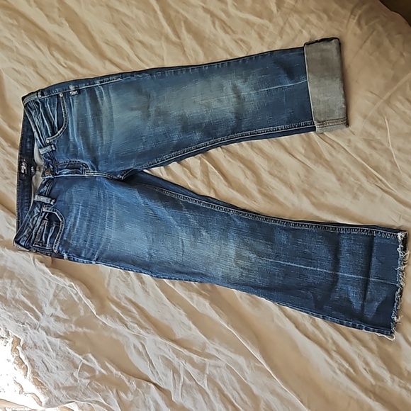 Silver Izzy ankle Kicker Capri's. W28/L26. - Picture 1 of 6